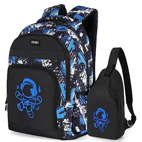 Mochilas Escolares Adolescentes Mochila Escolar Niño 8 9 10 11 12 13 14 15 16 Años Bolso Bolsas Portátil de 15.6 para Primaria y Secundaria Grados 2 a 7 Niños Niñas Juveniles Colegio Grandes Viaje