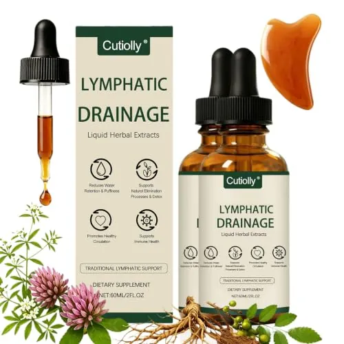 Linfia Drenaje Linfático,Linfia Drenaje Linfático Gotas,2026 Drenaje Linfatico,Gotas Drenaje Linfático para Linforrea,Soporte Sistema Linfático,Rápido Y Eficaz,Mezclas Hierbas Naturales (2pc)
