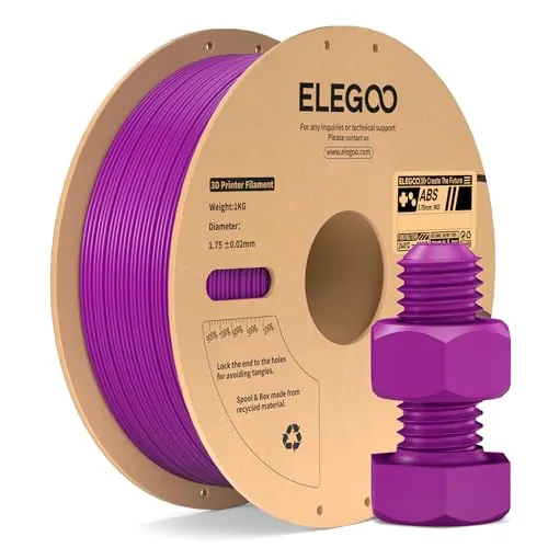 ELEGOO Filamento ABS 1.75mm 1KG Púrpura para Impresora 3D