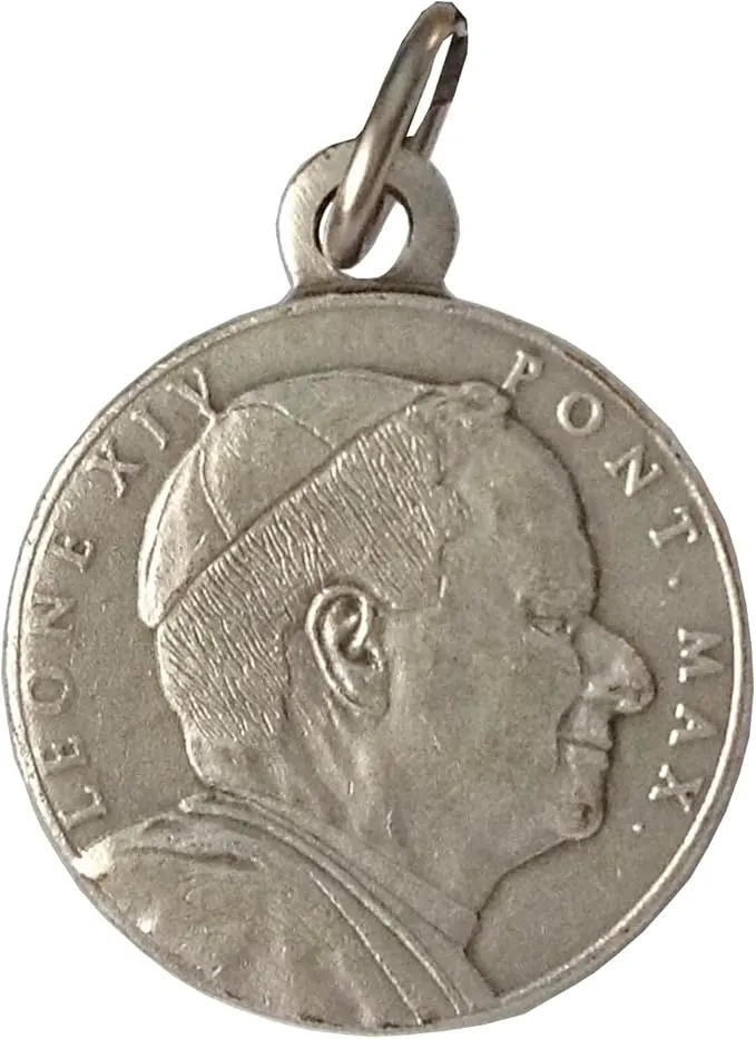 I G J Medalla de Papa León XIV (PAPA PREVOST) / Plaza de San Pedro, Roma – 100% Fabricado en Italia