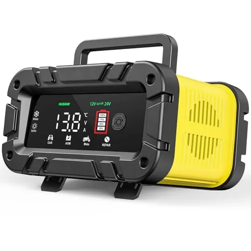 12V20A 24V10A Cargador de Baterías,Cargador de Batería de Coche Inteligente
