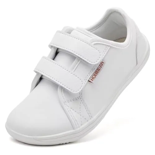 HOBIBEAR Kids Calzado Descalzo Ancho para niños niñas Outdoor Trail Running Minimalist Walking Ligeras Flexibles de Trail Shoes