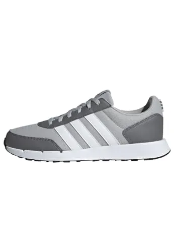 adidas Unisex adulto Run 50S Shoes, Grey Two / Cloud White / Grey Four, 41 1/3 EU