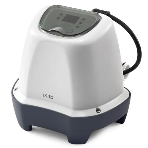 Intex 55250 - Clorador salino, Sistema de cloración Salina para Mantenimiento de Piscinas Desmontables, Producción de Cloro Natural, Sistema Saludable y económico