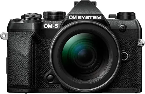 OM SYSTEM OM-5 Mark II Cámara Micro Cuatro Tercios, Incl. Objetivo M.Zuiko Digital ED 12-45mm Pro, Sensor Live Mos de 20 MP, estabilización de Imagen de 5 Ejes, Sellado IP53 contra la Intemperie
