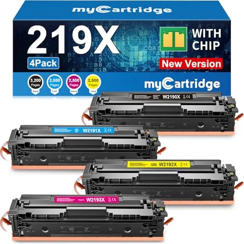 myCartridge 219X Tóner para Tóner HP Color LaserJet MFP 3302sdw con Chip