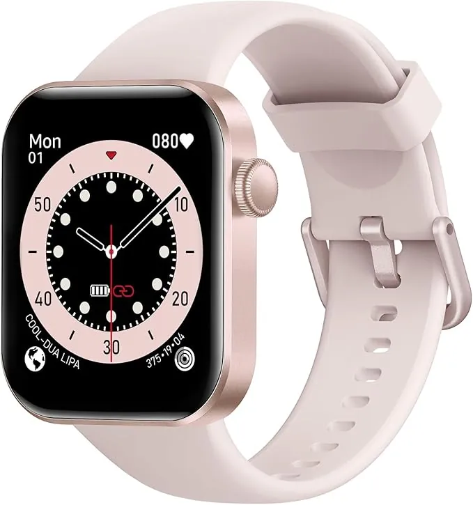 Reloj Inteligente Mujer Hombre, 1.85" Smartwatch con Llamadas Bluetooth, 140+ Modos Deportivos Smart Watch con SpO2/Pulsómetro/Monitor de Sueño/Podómetro, Impermeable IP68 Smart Watch Para Android iOS