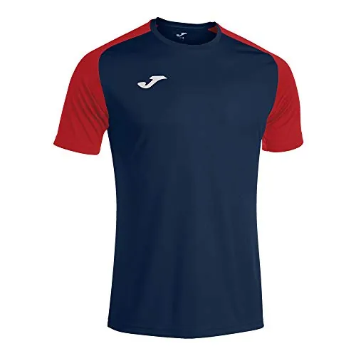 Joma Academy Iv, Camiseta Hombre, Marino-rojo, L