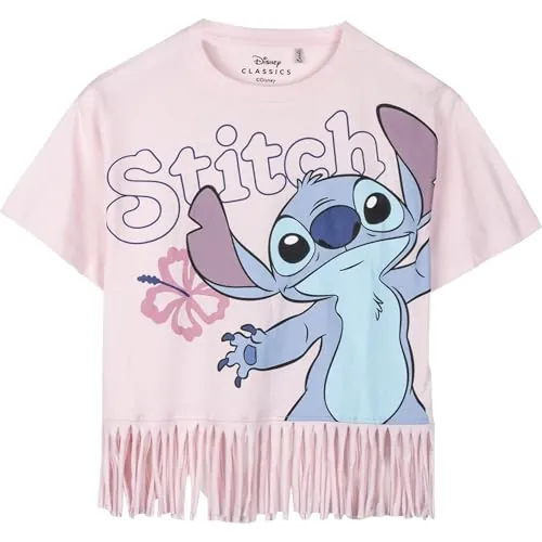 Camiseta Infantil Stitch Manga Corta Producto Original Diseñado en España