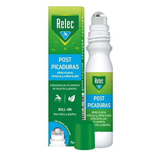 Relec Roll-On Post Picaduras Mosquitos, Insectos y Plantas (+1 año), 15 ml