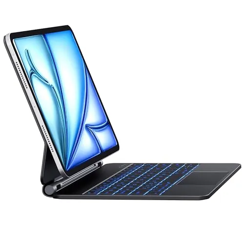 Earto Funda con Teclado para iPad Air 11" (M4/M3/M2) y iPad Air (4.ªa 5.ª)