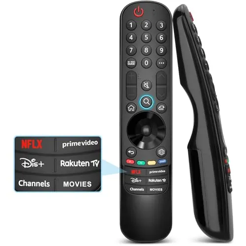 Universal para Mando LG Smart TV, Mando a Distancia para Televisión LG | for LG Magic Original Remote Control MR24GA MR23GA MR22GN MR21GA, 6 Botones de Acceso Rápido, 1‑Year Warranty