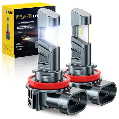 AUXITO bombilla H11 LED, homologación UNECE-R37, +500% de luminosidad