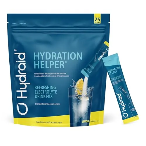 Electrolitos en polvo Hydraid® LIMÓN (1118 mg) – 25 sobres – bebida deportiva para hidratación rápida – calidad alemana