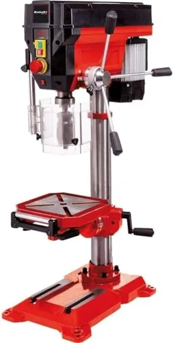 Einhell Taladro de columna TE-BD 750 E (750 W, control veloc. variable, portabrocas de acción rápida para brocas 1-16 mm, toma MK2, mesa ajustable en altura/inclinable/giratoria)
