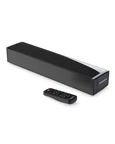 Oakcastle SB40 Barra De Sonido TV | Soundbar Bluetooth | 60W 2.0 Estéreo Altavoces TV | Sound Bar HDMI | 40cm Compacto Barra Sonido PC | Kit de Montaje en Pared y Mando a Distancia Incluidos