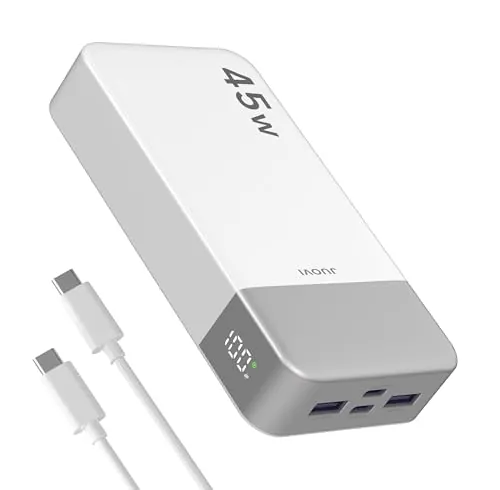 JUOVI Power Bank 45W 20000mAh Cargador Portátil