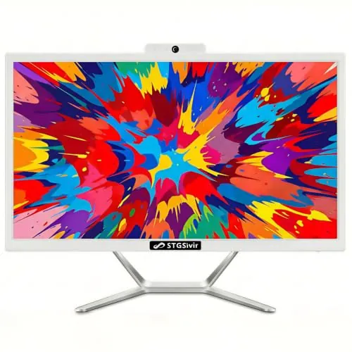 STGsivir All in One PC, Pantalla FHD 21.5", Core i7, 16G RAM, 512G SSD