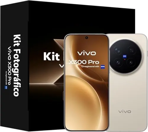 vivo X300 Pro 5G 16GB+512GB Cámara 200MP ZEISS Kit Foto, Pantalla 6.78"