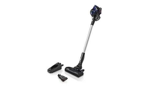 Bosch - Aspiradora sin Cable, Unlimited Serie 6, Autonomía Extensible, Limpieza 360 grados, Azul, BBS611PCK
