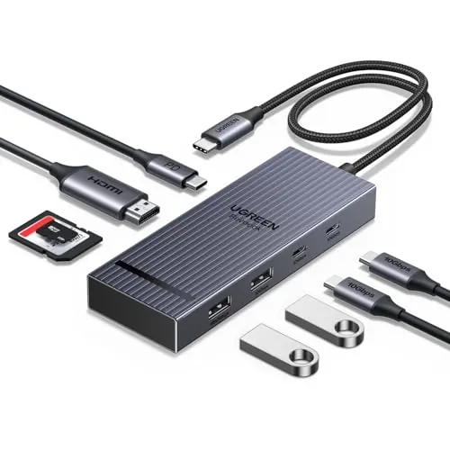 UGREEN Revodok Pro 108 Hub USB C 8 en 1 Adaptador Multipuerto USB C