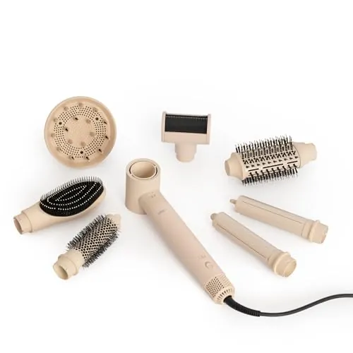 CREATE/ION STYLER PRO ADVANCE/Cepillo de aire secador y moldeador iónico 8 en 1 cerámico arena/Motor DC Brushless, 2 velocidades, 3 temperaturas, función frío, estuche de almacenaje, 1400W