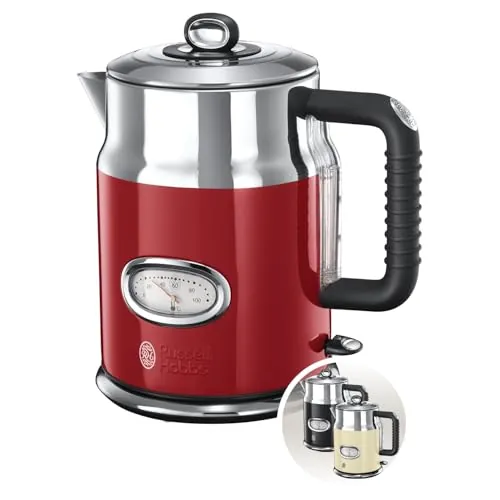 Russell Hobbs 21670-70 Hervidor de 2400 W, Color Rojo, 1.7 l