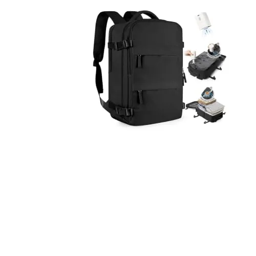 SZLX Mochila al Vacío con Bomba Mochila Viaje Cabina Avion 40x30x20 Mujer Ryanair Equipaje de Mano 40x30x20 Vueling Wizzair Mochila Viaje 40x20x25 Bolsas de Viaje 45x36x20 Easyjet para Portatil Hombre