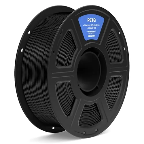 ELEGOO Filamento PETG 1.75 1KG Negro