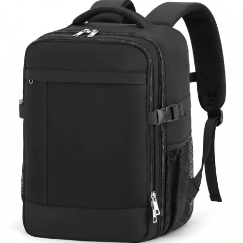 Mochila para Ryanair 40x30x20 Mochila Viaje Cabina Avion Maleta 40x20x30 | Equipaje de Mano con Hebilla Pectoral, Bolsillo Lateral, Compartimento para Portátil, Bolsillo Antirrobo, Cintas Internas