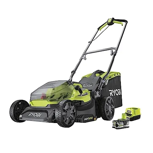 Recortadora sin escobillas RYOBI LithiumPlus 18V 37cm - 1 bater�a 5.0 Ah - 1 cargador r�pido - RY18LMX37A-150