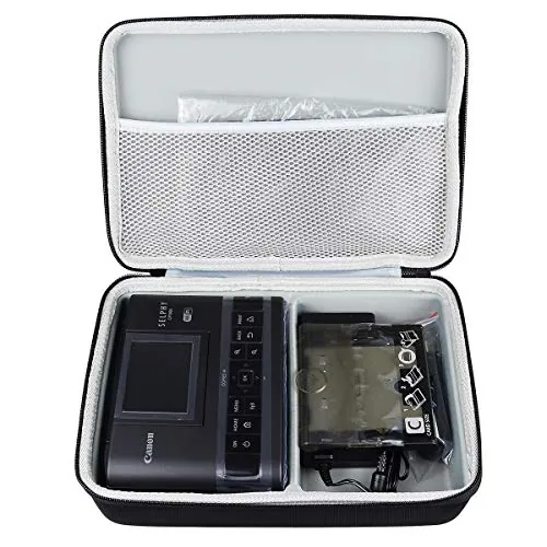 AONKE Duro Estuche Viajes Funda Bolso para Canon Selphy CP1300 / CP1500 CP1200 Impresora fotográfica inalámbrica