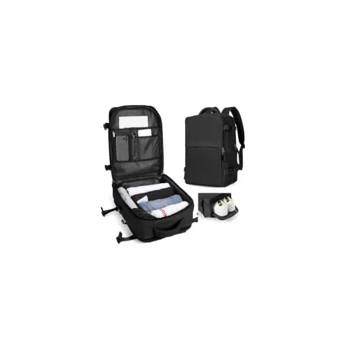 SZLX Mochila al Vacio con Bomba Mochilas Viaje Cabina Avion 40x30x20 Ryanair Vueling Wizzair Equipaje de Mano 40x20x25 Bolsas de Viaje Mujer Maletas 45x36x20 Easyjet Mochila Portátil con USB Hombre
