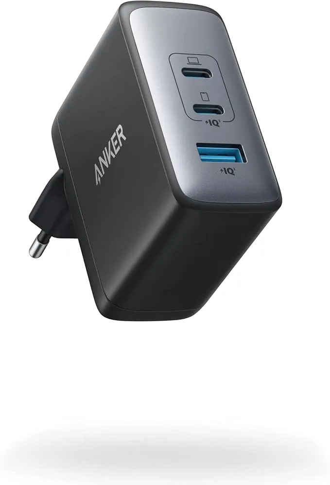 Anker Cargador USB C Carga Rapida 100W 736 (Nano II), Cargador Compacto con 3 Puertos, Ideal para MacBook Pro/Air, Google Pixelbook, DELL XPS, iPad Pro, Galaxy S22/S20, iPhone 17/16/15/14 Pro,y más.