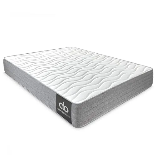 Duérmete Online - Colchón 135 x 190 Viscoelástico Frida con Cara Invierno/Verano, Ergonómico, Confort y Dureza Óptimos, Higiénico y Transpirable, Grosor 25cm