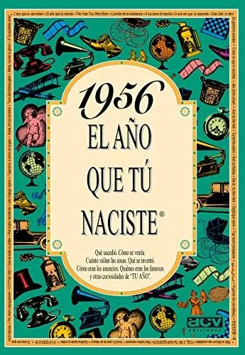 1956 EL AÑO QUE TÚ NACISTE - Regalo de cumpleaños ideal para quienes cumplen 70 años en 2026