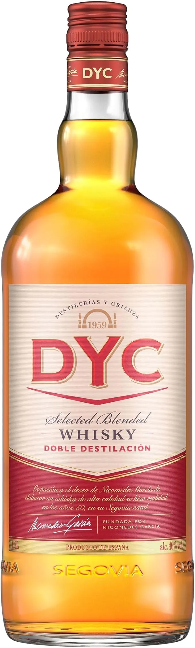 DYC Doble Destilación Whisky Blended Español 1.5L