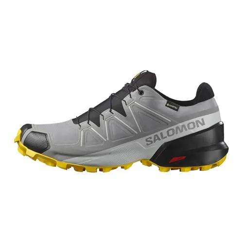 Salomon Men's Speedcross Gore-Tex Sharkskin / Black / Lemon 46 11