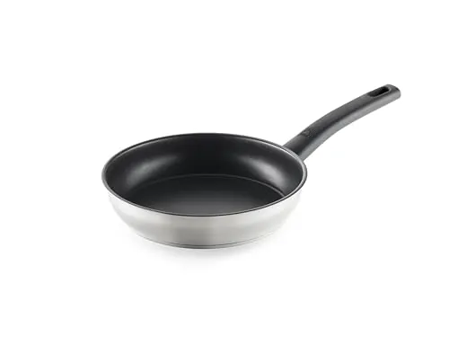 BRA Antistick Inox | Sartén 18 cm, aluminio forjado y acero inoxidable