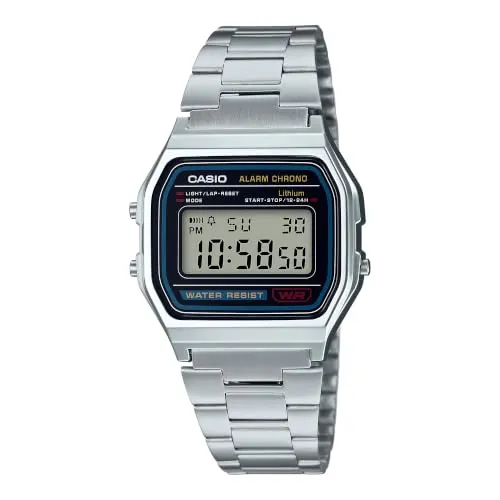 Reloj Casio A158WA-1CR, Reloj para Hombre A158WEA-1EF