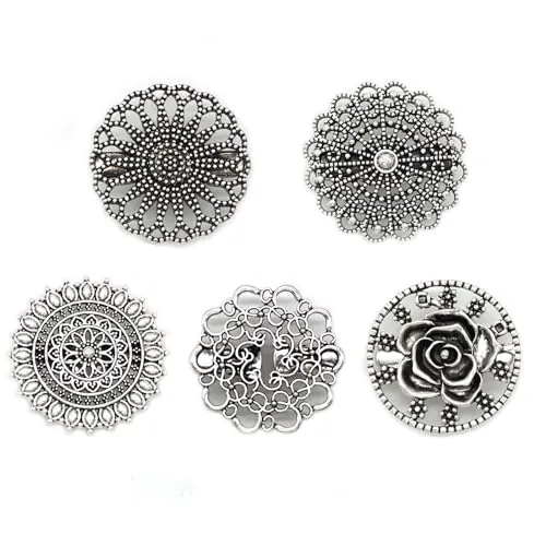 5 Piezas Vintage Cardigan Clip, Broches de Capa, Cierre Clip de Vestido de Cuello, Clips de Suéter, Retro Clips de Broche Suéter Cierre Vestido Camisa Broche Broche para Mujeres Niñas