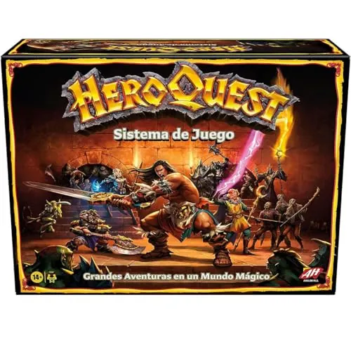 Hasbro Gaming Avalon Hill - Sistema de Juego HeroQuest - Juego de Aventuras en Mazmorras para 2 a 5 Jugadores a Partir de 14 años