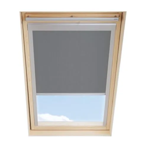 Cortina de oscurecimiento Compatible con Ventana de Techo MK08, Gris