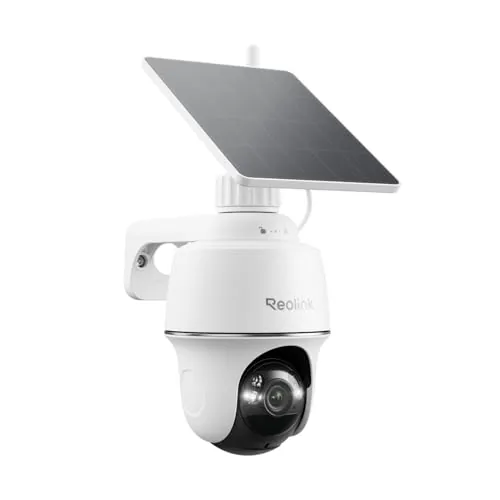 Reolink 5MP Camara Vigilancia WiFi Exterior Solar, Seguimiento Automático