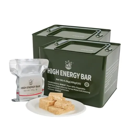 Ración de emergencia sabor a trigo, Reserva alimentaria, 40 x 200g