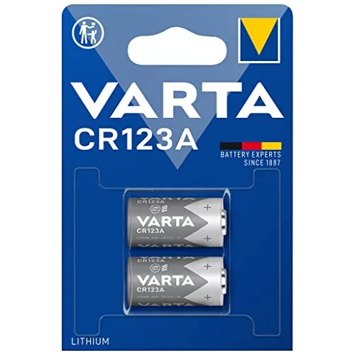 Varta CR123A Pila de litio, 3 V, blíster de 2 unidades