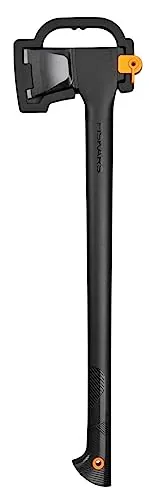 Fiskars Hacha de rajar L, Solid, con Funda para Transporte