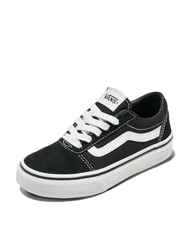 Vans Ward, Zapatillas Unisex niños, Black and White, 39 EU