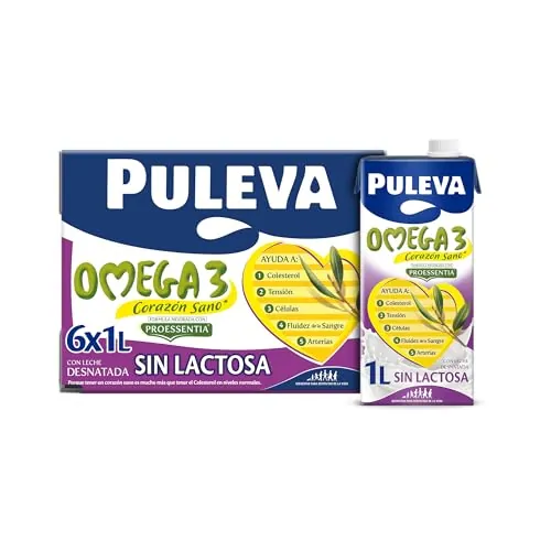 Puleva Omega 3 Proessentia® Sin Lactosa brik 1L - Caja 6 litros