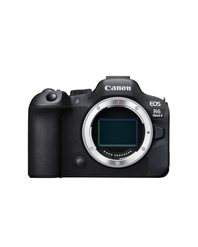Canon EOS R6 Mark II | Cámara Mirrorless Full Frame (Solo Cuerpo) | 24,2 MP, 40 fps, Vídeo 4K, Dual Pixel AF II, Wi-Fi y Bluetooth | Cámara para Baja Iluminación